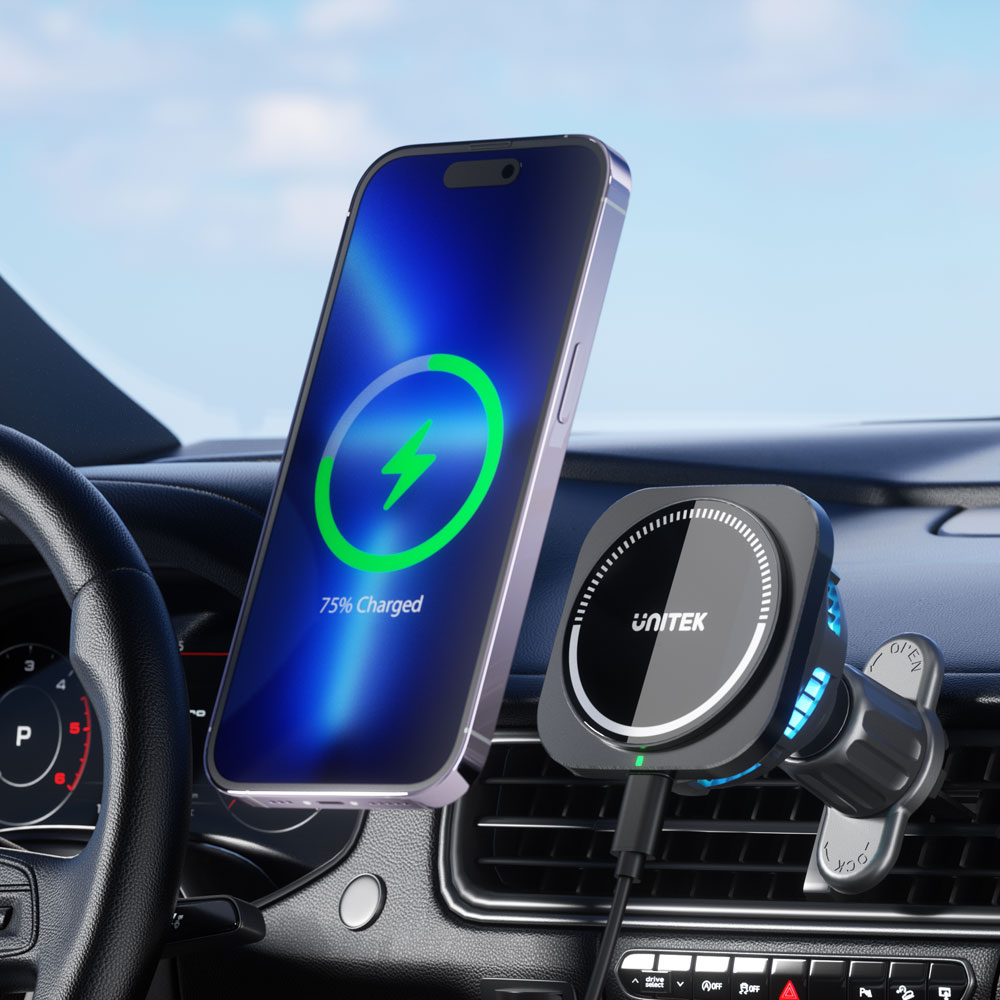| MAGSAFE 15W WIRELESS PHONE CAR CHARGER MOUNT - Image 4
