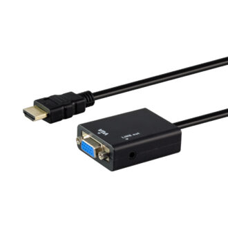 LINKQNET HDMI MALE TO VGA FEMALE WITH AUDIO CONVERTER