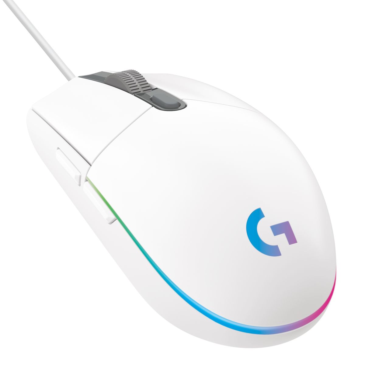Logitech G102 USB Gaming Mouse with LIGHTSYNC RGB Colours - White