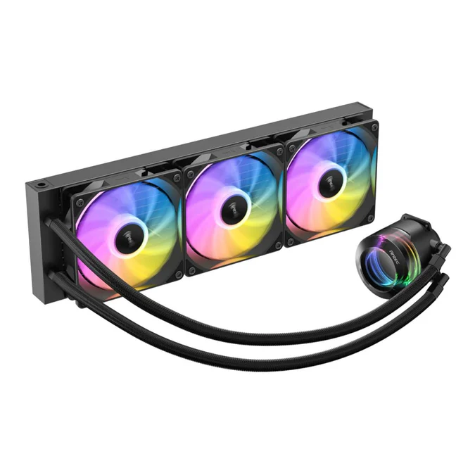 Antec VORTEX LUM 360 ARGB AIO CPU Liquid Cooler Black - Image 6