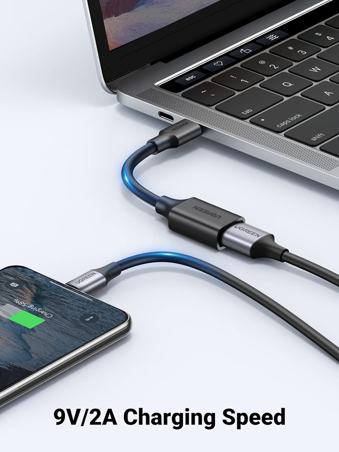 UGREEN USB C to USB 3.1 Adapter,USB C Male to USB Female Adapter,Type C Adapter OTG Cable Compatible with MacBook Pro 2022, MacBook Air/Mini,iPad mini/Pro 2022, Samsung Galaxy S22 Google Pixel - Image 6