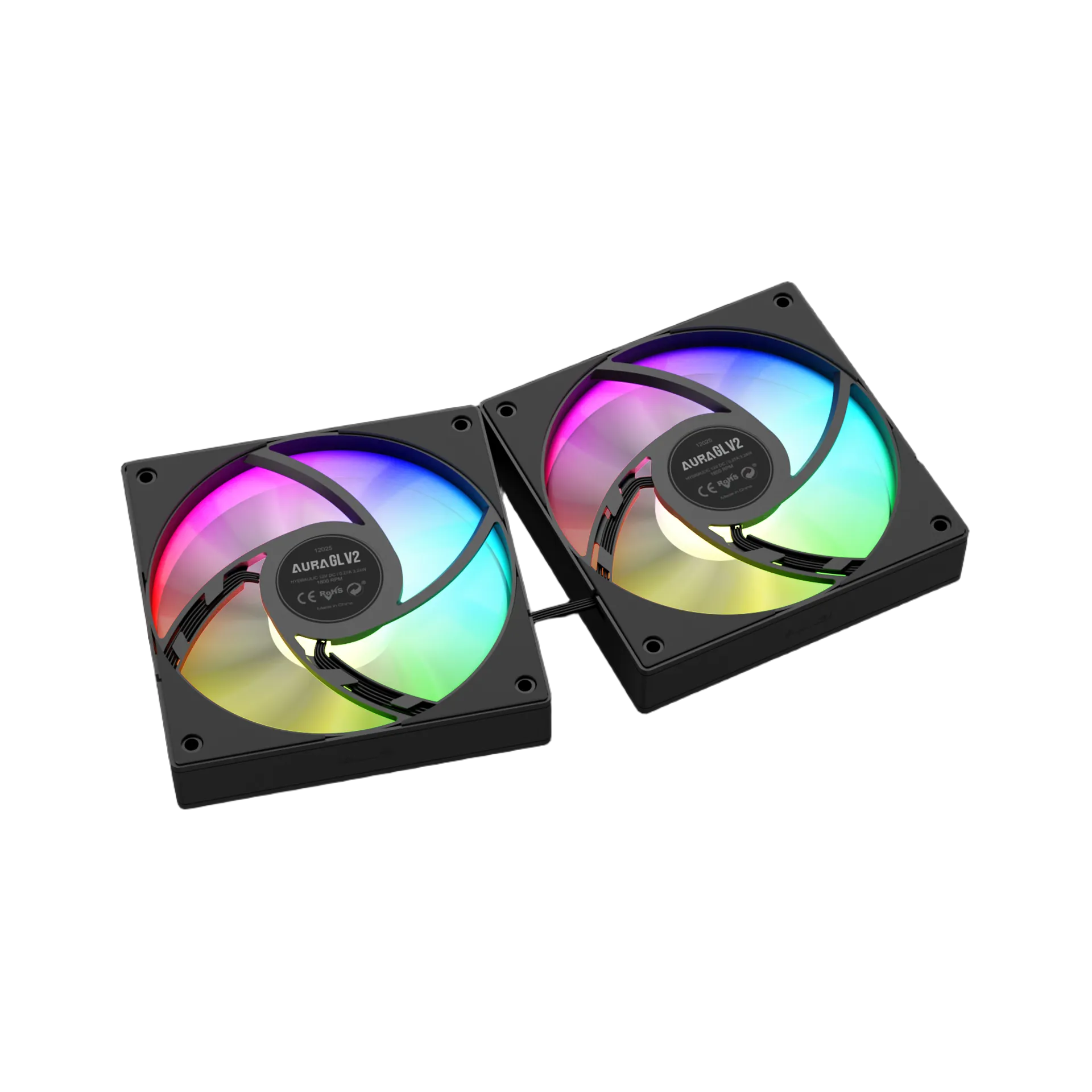 Gamdias Aura GL120 V2 120mm RGB Liquid Cooler - Black / Advanced Fluid - Image 9
