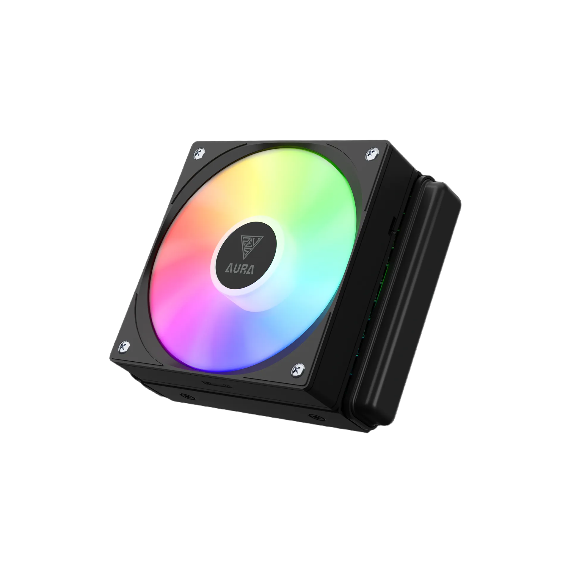 Gamdias Aura GL120 V2 120mm RGB Liquid Cooler - Black / Advanced Fluid - Image 4