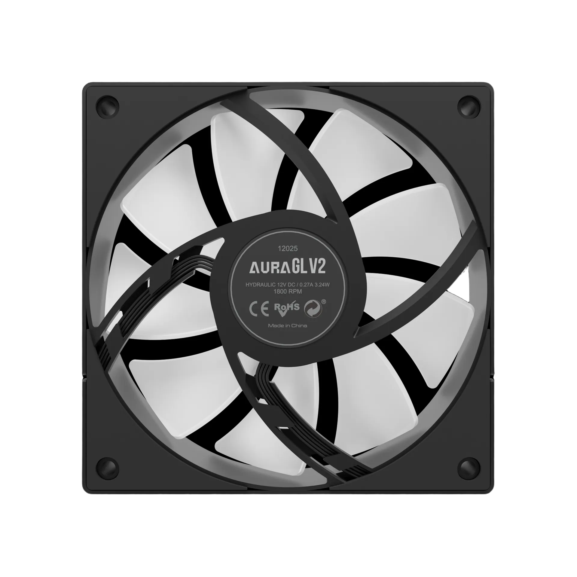 Gamdias Aura GL120 V2 120mm RGB Liquid Cooler - Black / Advanced Fluid - Image 10