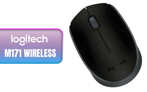 Logitech M171 Wireless Mouse - Black/ 3 Buttons