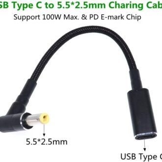 Type C USB C Female Input DC Power PD Cable, Universal Laptop Laptop Input DC Plug Set, Laptop Charger Adapter