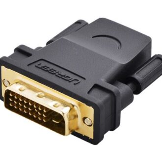 UGreen 20124 DVI-D Male to HDMI Female Adapter-BK