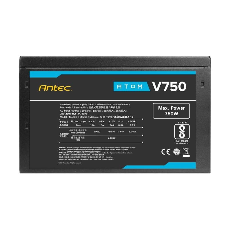 Antec Atom V750 Non-Modular Power Supply - Image 2