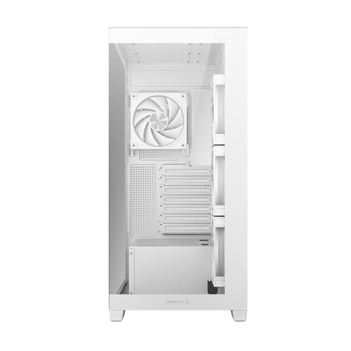 Deep Cool CG580 4F V2 ARGB ATX Gaming Chassis - White - Image 2