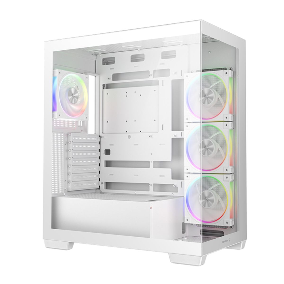 Deep Cool CG580 4F V2 ARGB ATX Gaming Chassis - White